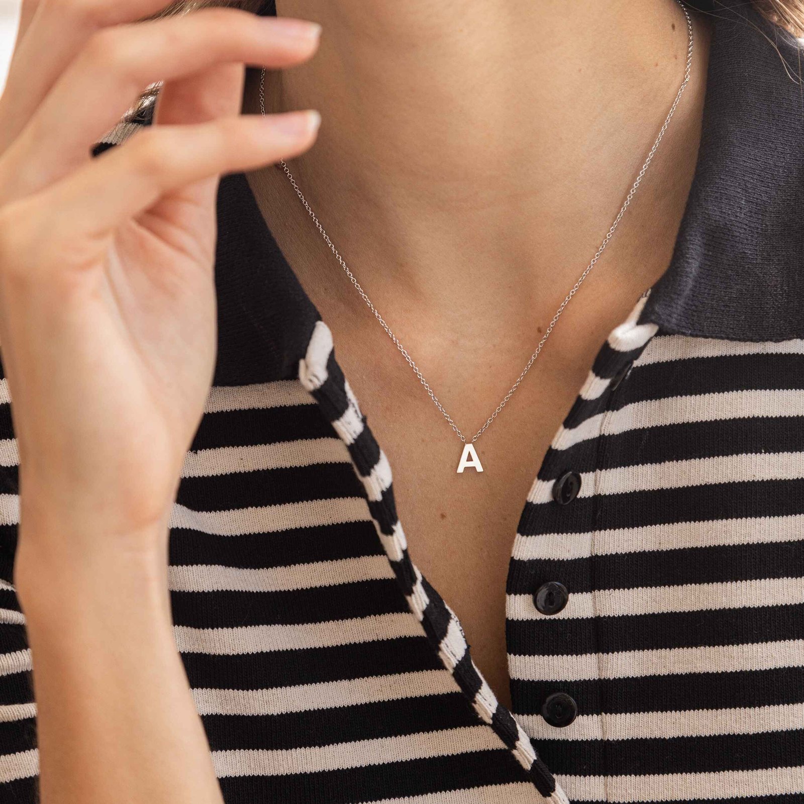 Mini Initial Necklace - Image 63