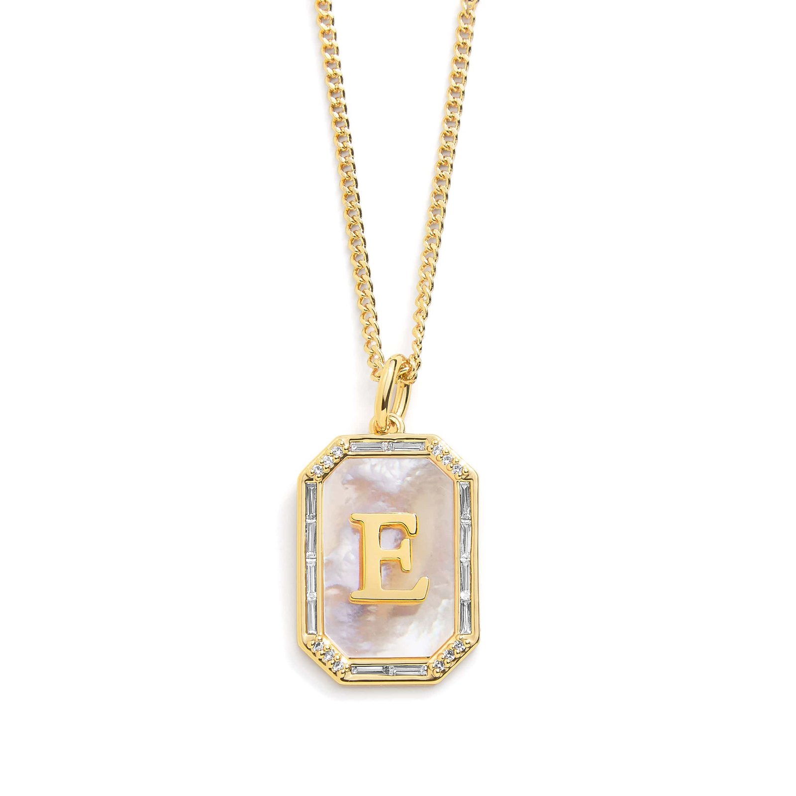 Mother Of Pearl Initial Necklace - Image 9