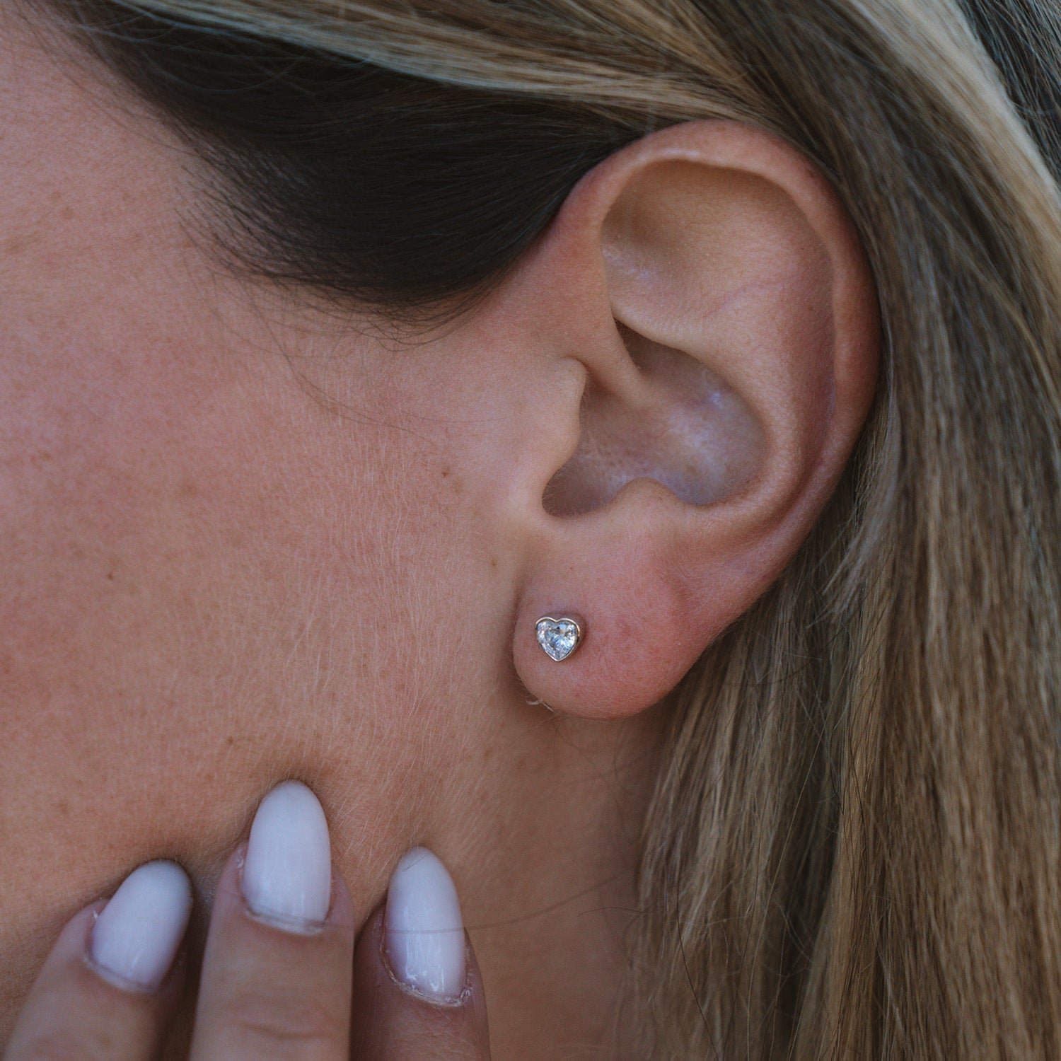 Heart Birthstone Pendant and Stud Gift Set - Image 14