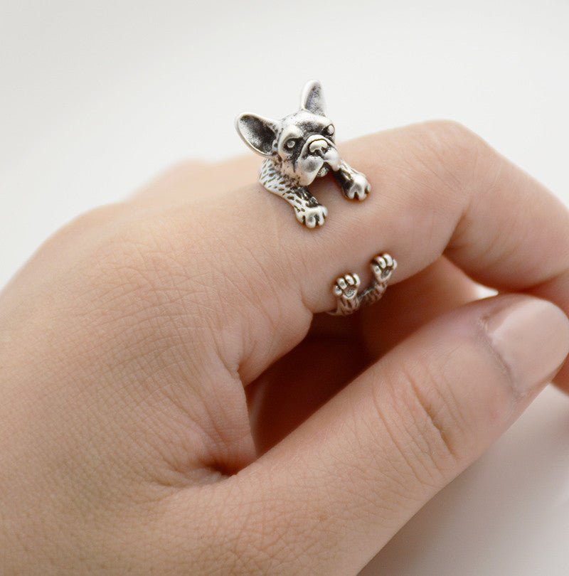 French Bull Dog Wrap Ring - Image 2