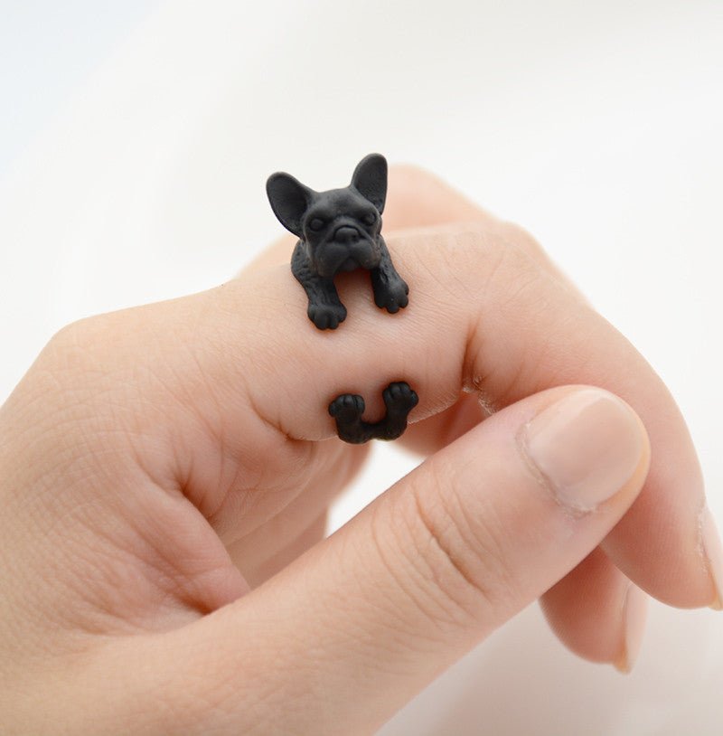 French Bull Dog Wrap Ring - Image 4