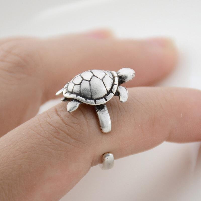 Turtle Wrap Ring - Image 2