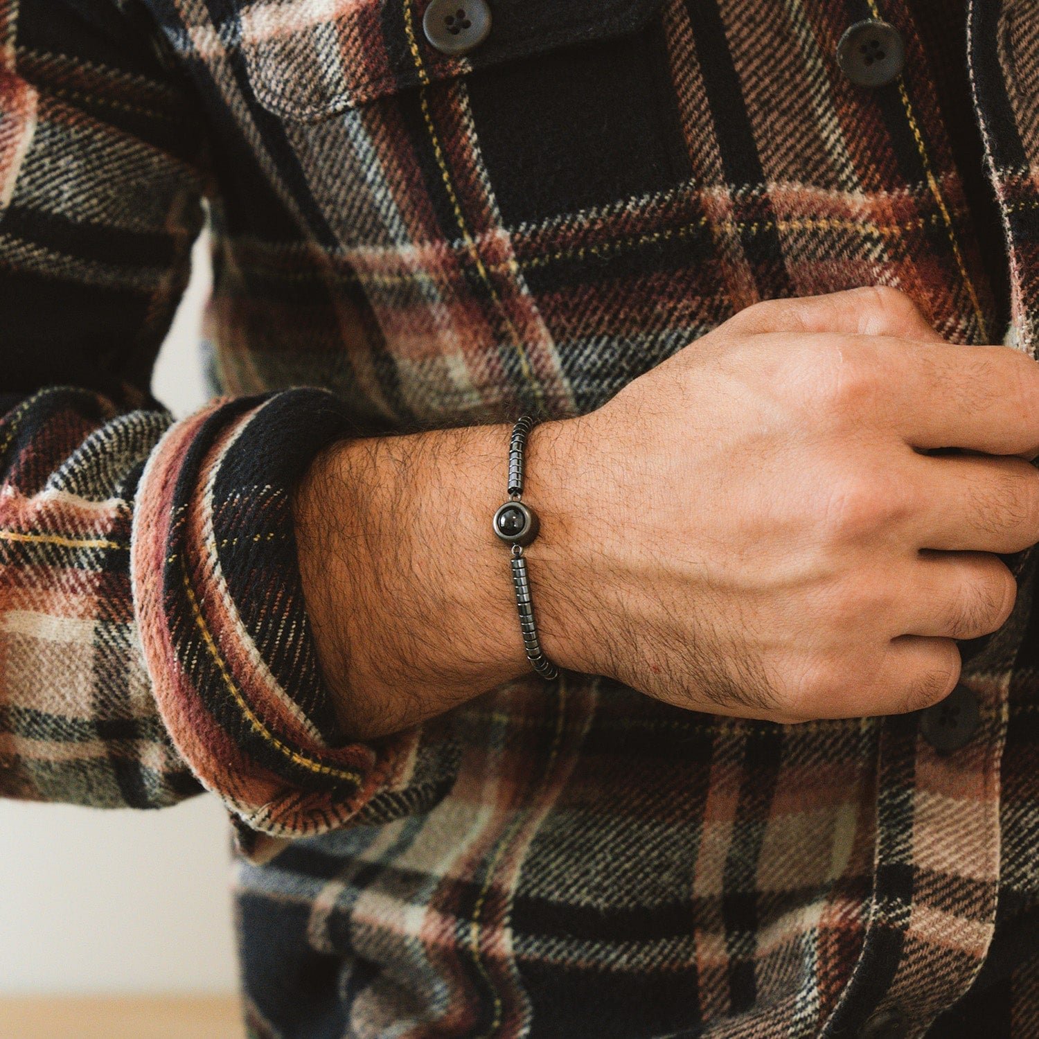 Personalized Beaded Photo Bracelet - Image 5