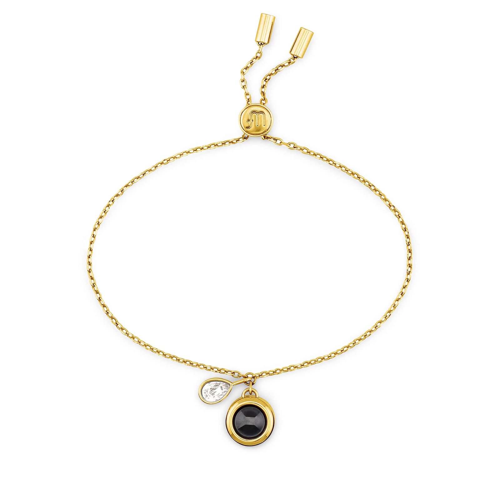 Personalized Birthstone Slider Bracelet - Image 11