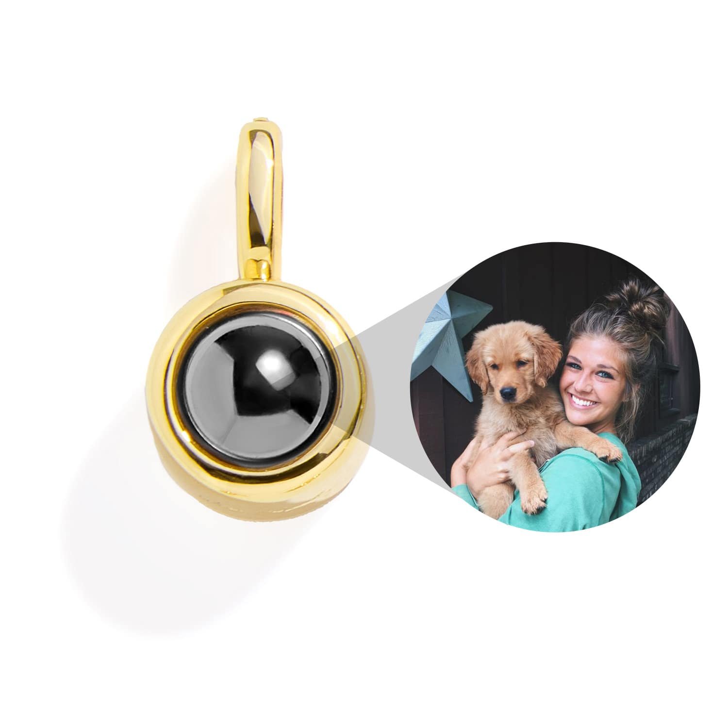 Personalized Circle Photo Charm - Image 2