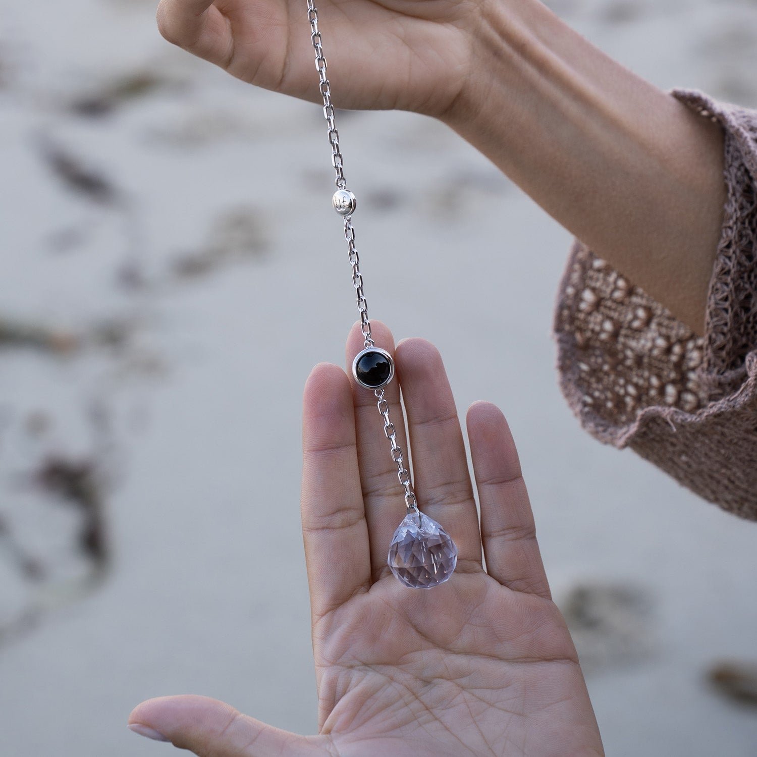 Personalized Circle Photo Sun Catcher - Image 4