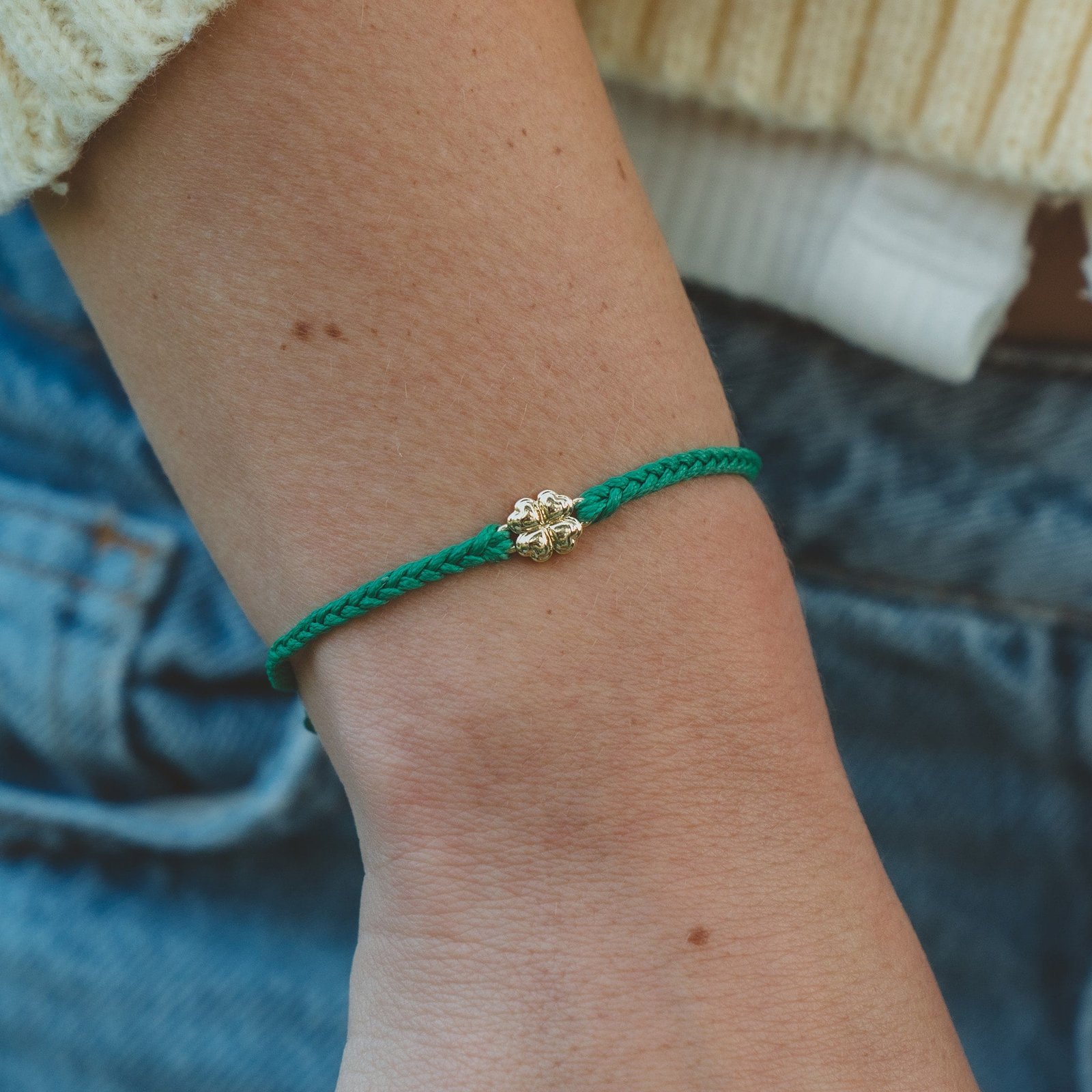 Clover Cord Bracelet - Image 2