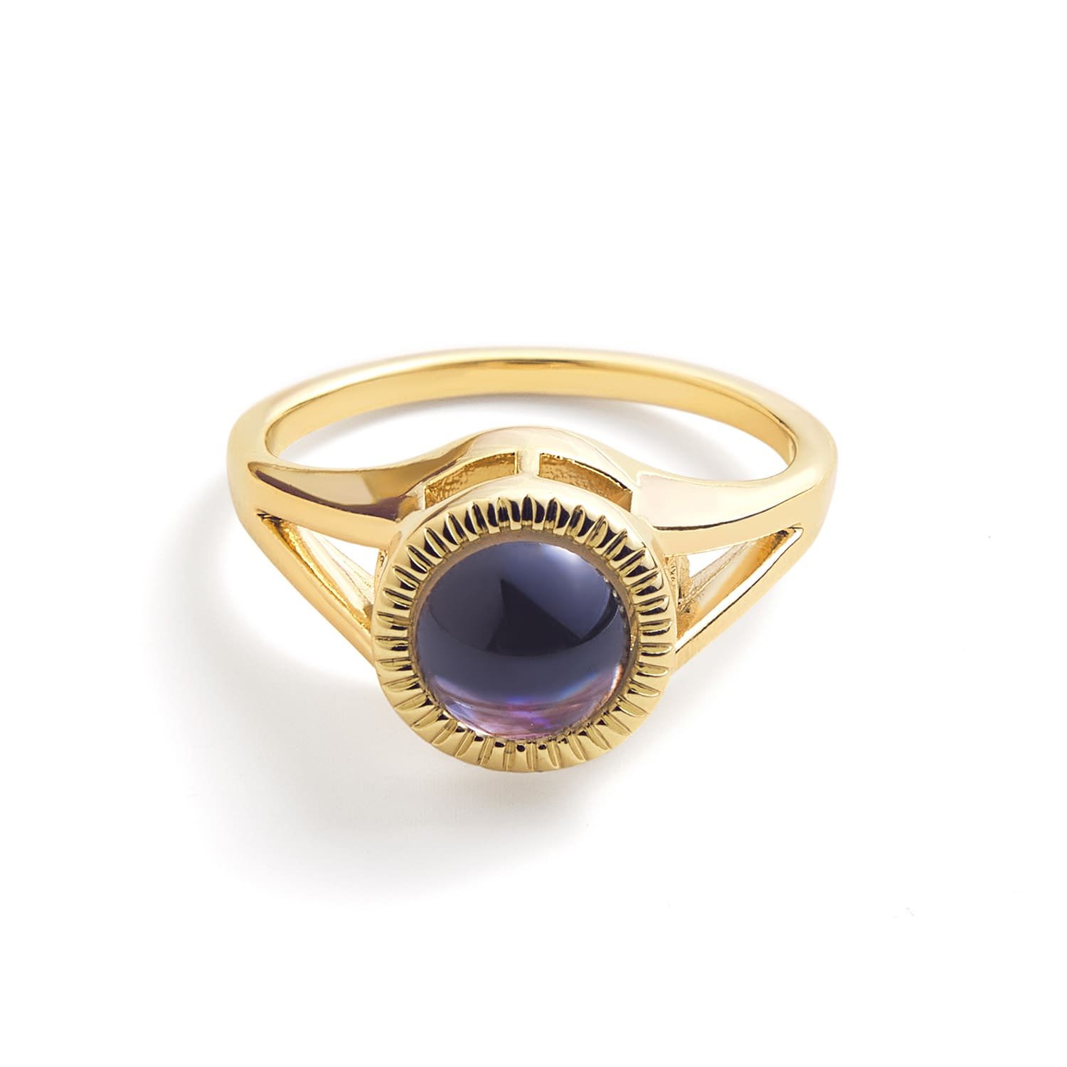 Personalized Circle Photo Ring - Image 2