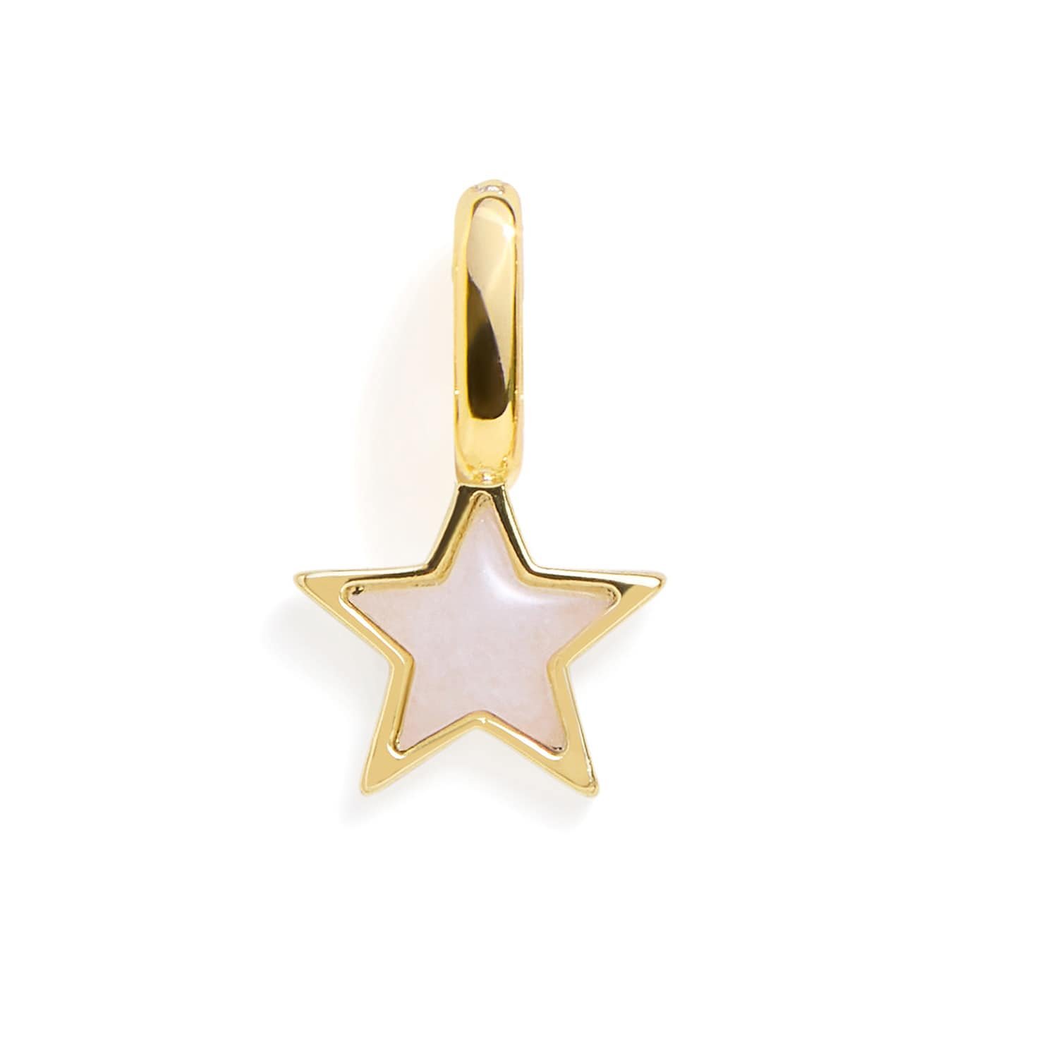 White Quartz Star Charm - Image 2