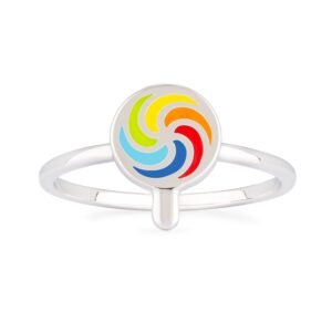 Enamel Lollipop Ring