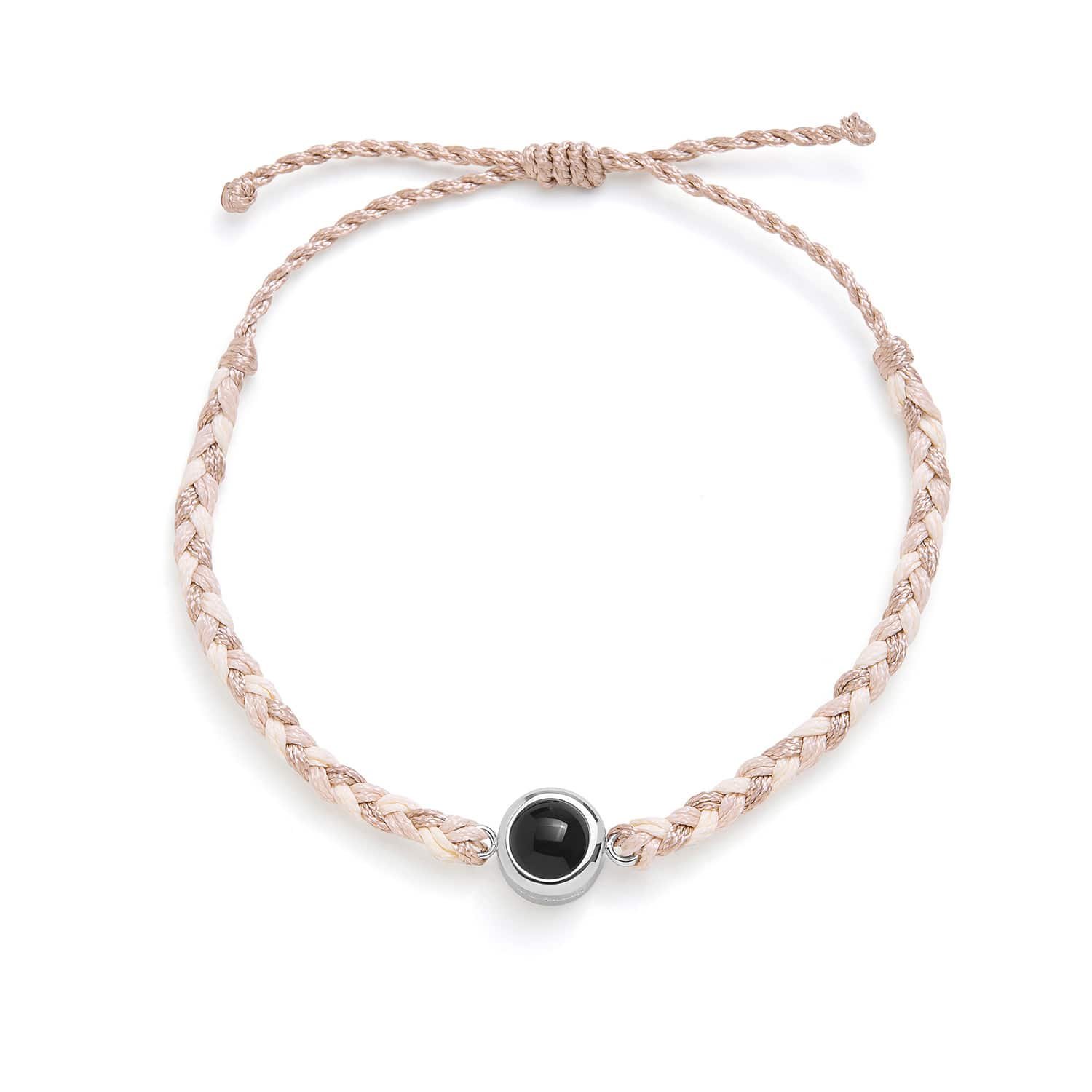 Personalized Circle Photo Bracelet - Image 8