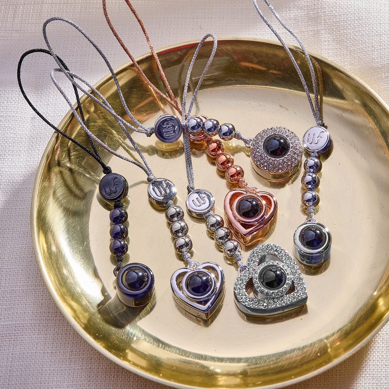 Personalized Circle Photo Phone Charm - Image 4