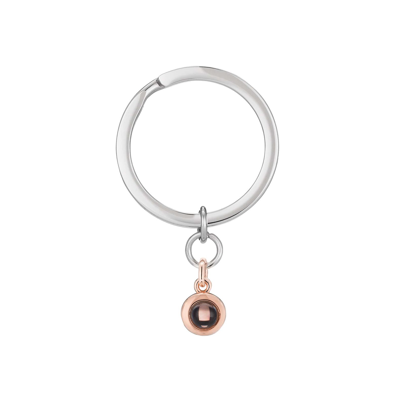 Personalized Circle Photo Keychain - Image 5