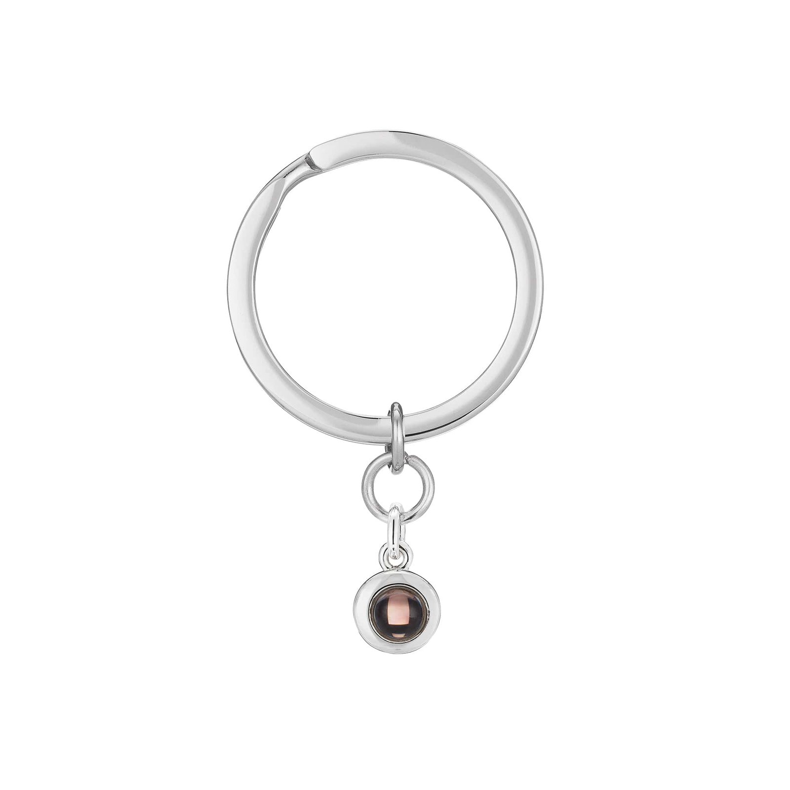 Personalized Circle Photo Keychain - Image 3