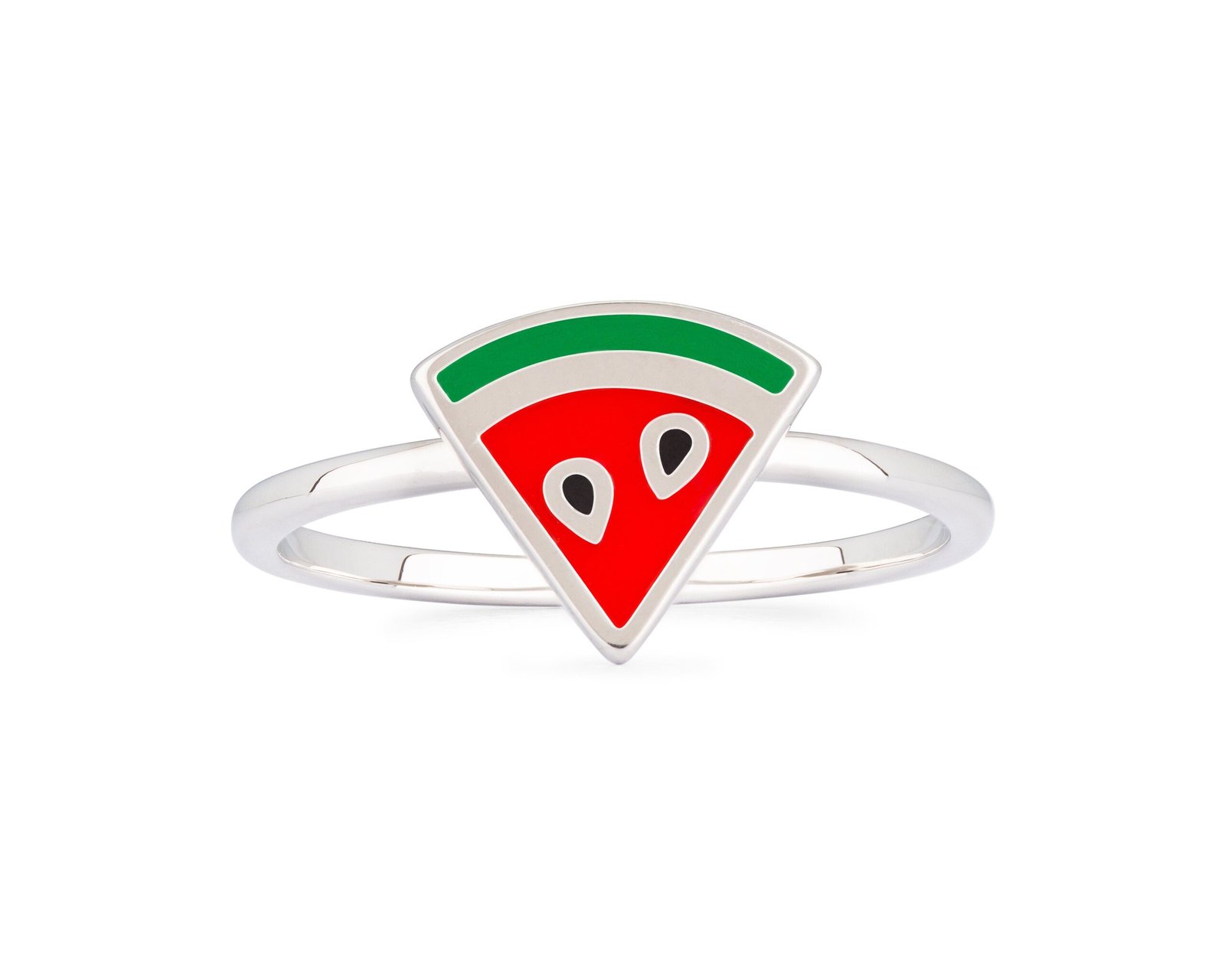 Enamel Watermelon Ring