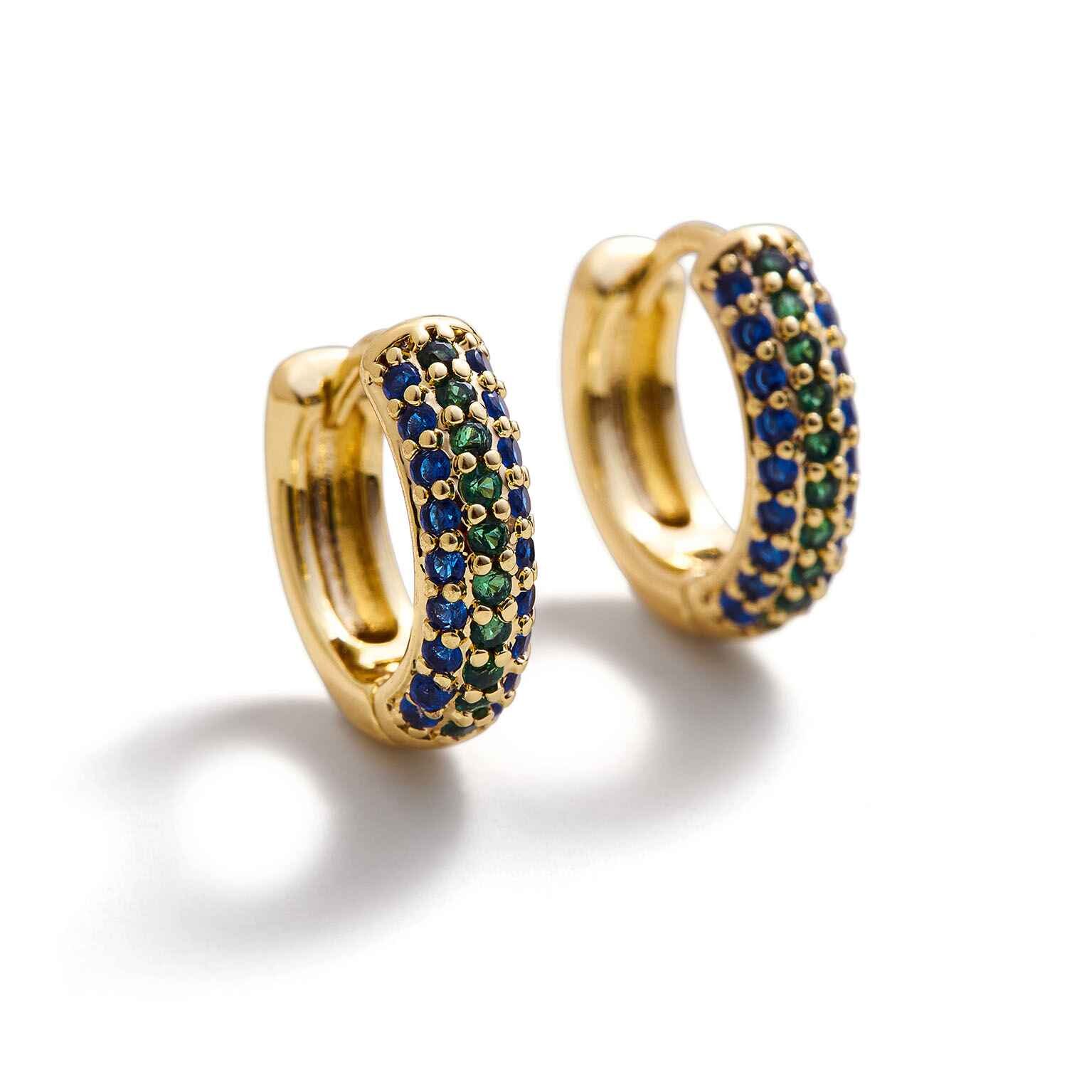 Petite Round Huggie Earring - Image 2